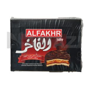 Alfakhr chocolate coated cream biscuits