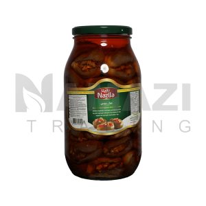 Nazila makdous:stuffed aubergine